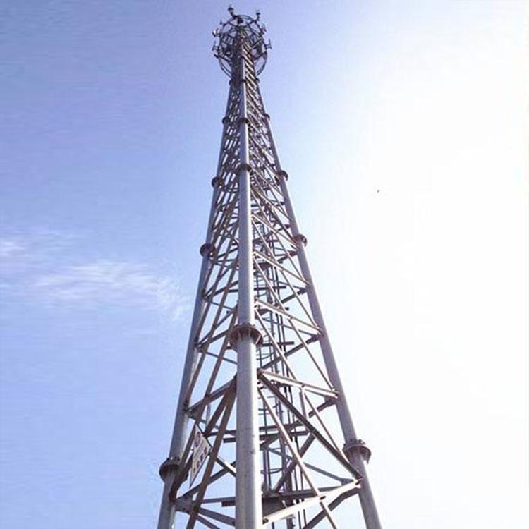 Structural design of three tubular telecommunication tower