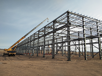 Structural design of steel structure warehouse