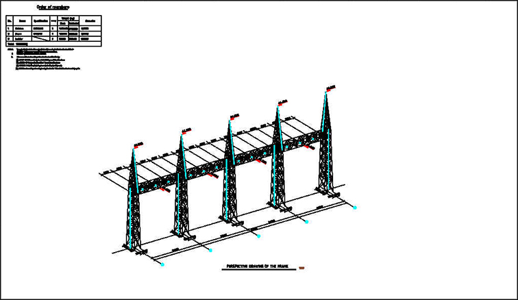 Structural design of substation